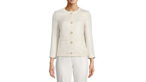 Anne Klein Collarless Jacket