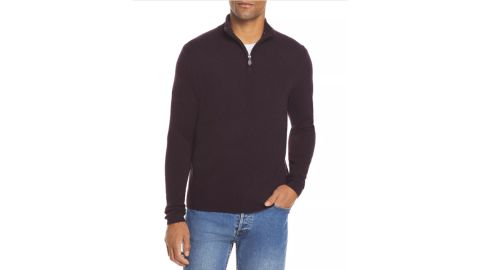 The Men's Store at Bloomingdale's Cashmere Half-Zip Sweater