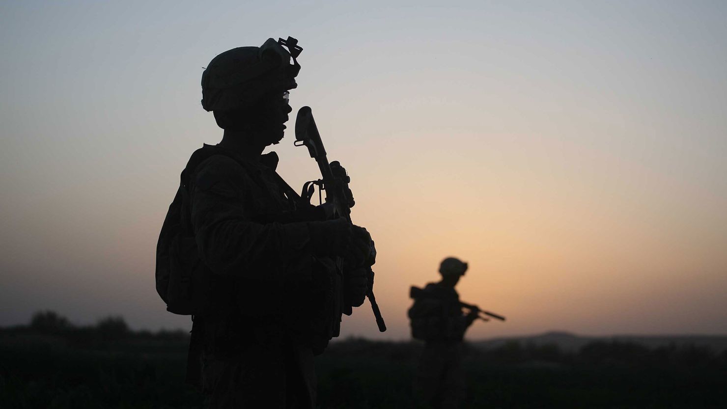 US Marines patrol Afghanistan's Herat province in 2009. 