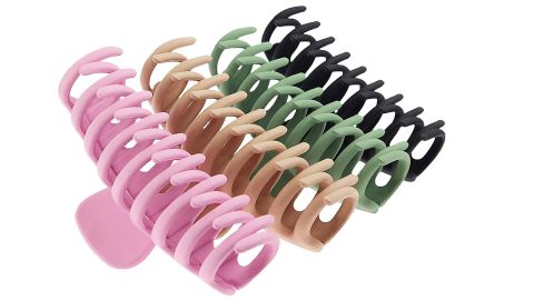 Toss Big Hair Claw Clips, 4-Pack