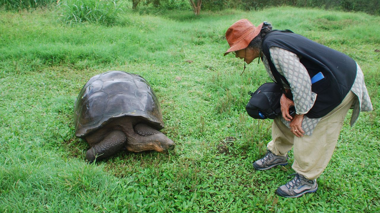 Mahalingam visited the Galapagos Islands in Ecuador in 2013.