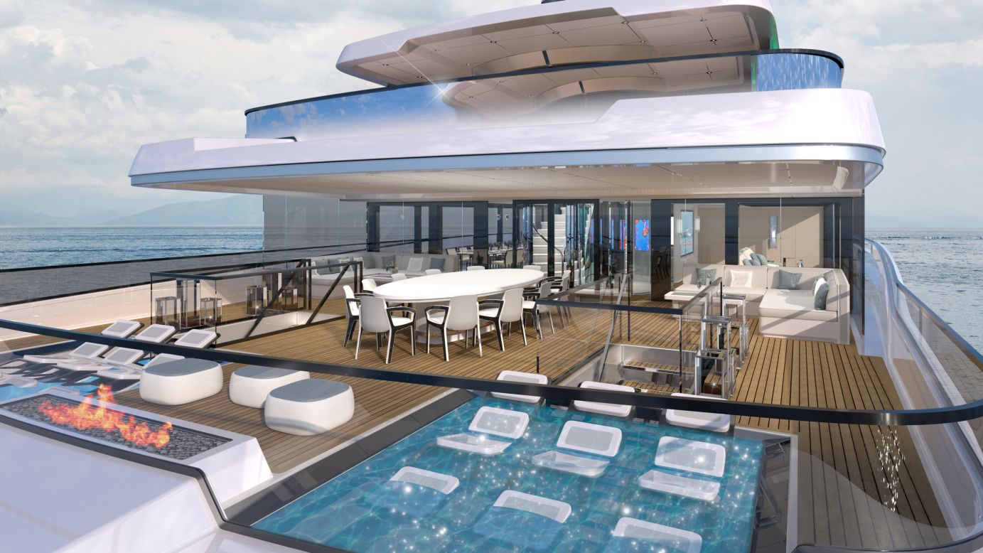 <strong>Modern design: </strong>The SEE concept has space for 14 guests, and holds a number of casual dining, living and entertainment spaces.