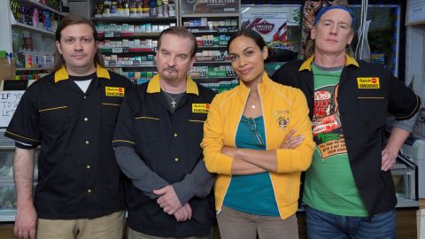 Trevor Fehrman, Brian O'Halloran, Rosario Dawson and Jeff Anderson return in 'Clerks III.'