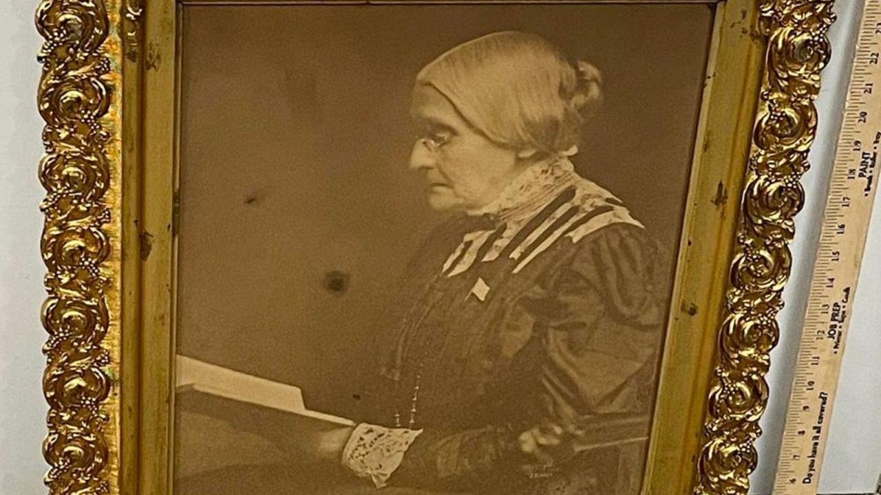 This portrait of Susan B. Anthony was taken months before her death in 1906.