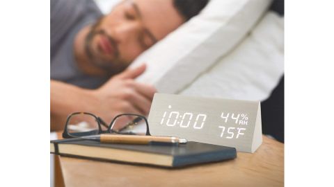 Jall Wooden Alarm Clock