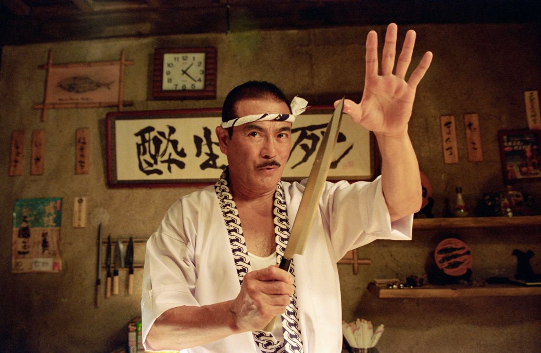 Sonny Chiba as Hattori Hanzo in Quentin Tarantino's "Kill Bill: Vol. 1."