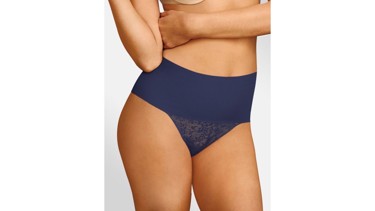 Maidenform Shaping Lace Thong With Cool Comfort