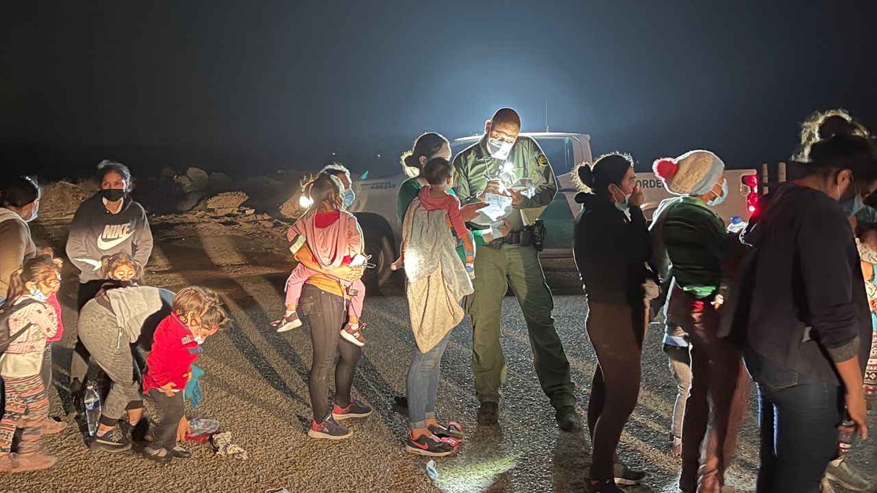 Migrants, many fleeing desperate circumstances exacerbated by the pandemic and climate change, lined up to be processed by United States Border Patrol agents. Many of the migrants were unaware of the implications of Title 42.