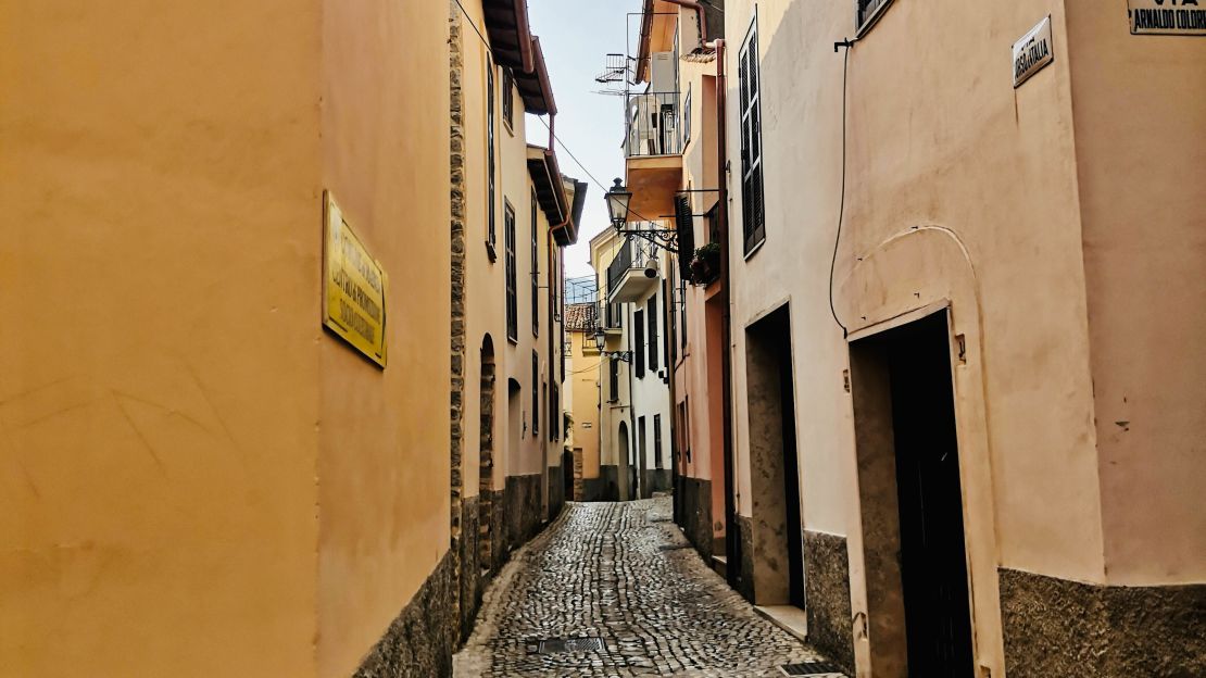 The town's narrow streets and alleyways are filled with history.