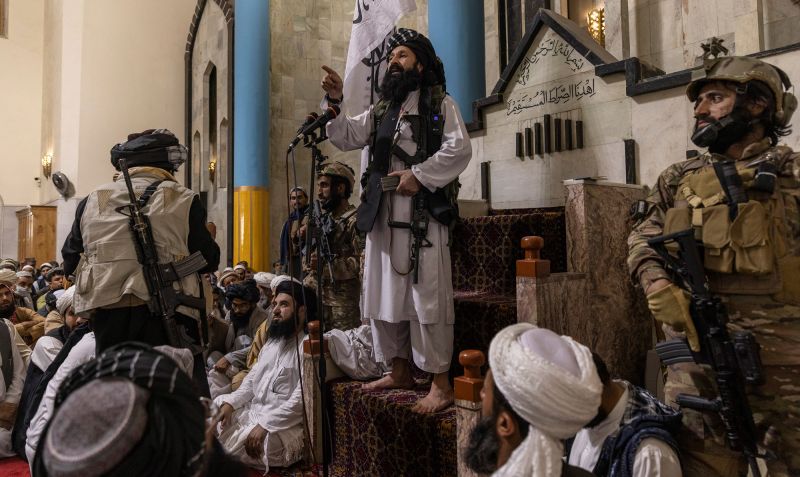 Taliban Fighters Use Whips Against Afghan Women Protesting The All-male ...