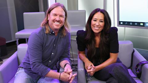 Magnolia's Chip and Joanna Gaines, seen at SiriusXM Studios on July 14, 2021 in New York City, are the king and queen of renovation nation, but can they stay there as competition mounts?