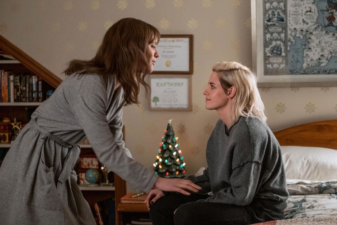 In "Happiest Season," released on Hulu in 2020, Mackenzie Davis and Kristen Stewart starred as a couple going home for the holidays for the first time.