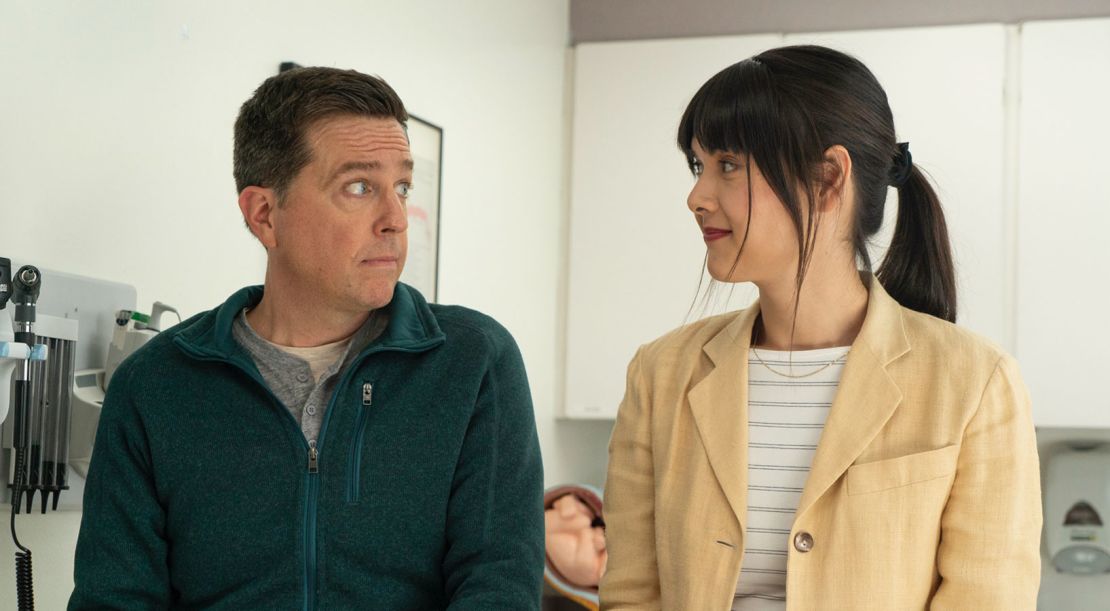 Ed Helms (left) and Patti Harrison starred in 2021's "Together Together."
