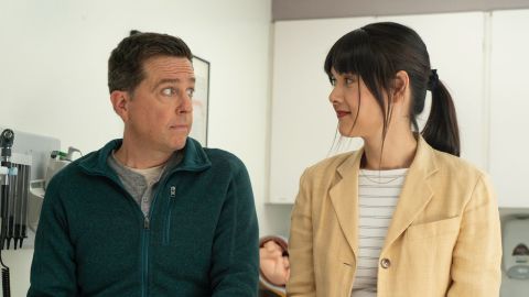 Ed Helms (left) and Patti Harrison starred in 2021's "Together Together."