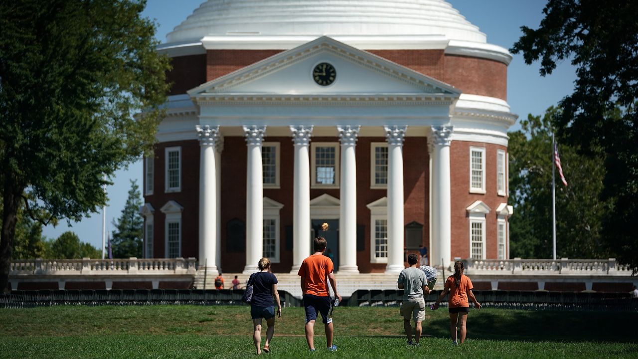The University of Virginia has a student population of around 18,000 undergraduate and 9,000 graduate students.