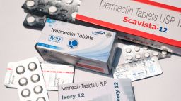 Mandatory Credit: Photo by Soumyabrata Roy/NurPhoto/Shutterstock (11911919b)This picture shows the tablets of Ivermectin drugs in Tehatta, West Benga, India on 19 May on 2021. Some Indian state governments have plans to dose their populations with the anti-parasitic drug ivermectin to protect against severe COVID-19 infections as their hospitals are overrun with patients in critical condition. But, the World Health Organization (WHO) has warned against the use of this medicine in treating COVID-19 patients.Ivermectin Drug For COVID, Tehatta, India - 19 May 2021