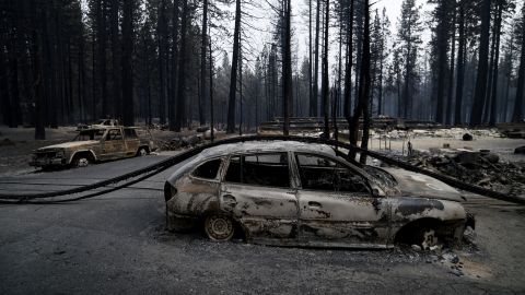The Caldor Fire ripped through Grizzly Flats leaving very little standing in the small mountain community in the El Dorado National Forest in California on August 20.