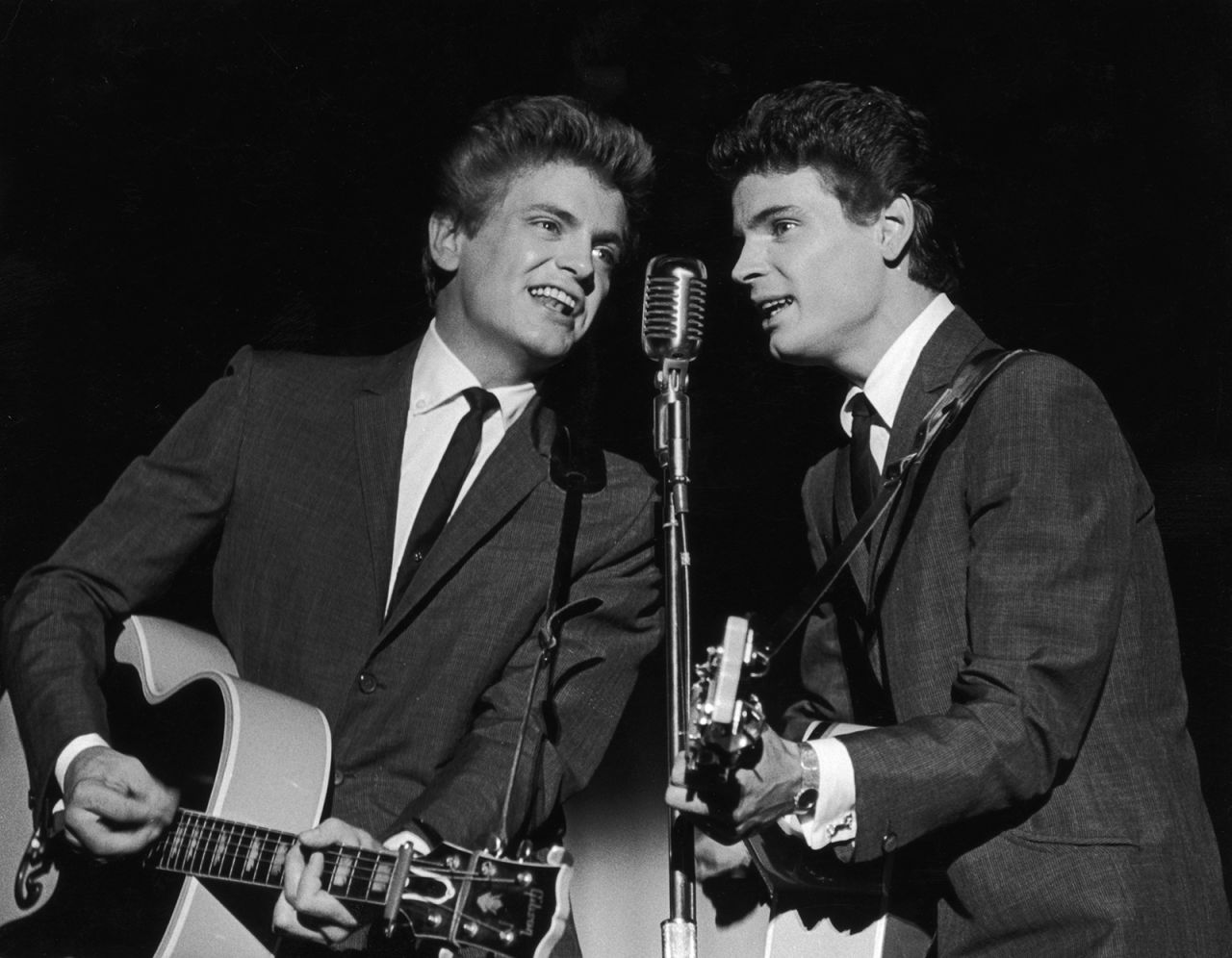 <a href="https://www.cnn.com/2021/08/23/entertainment/don-everly-death-obit/index.html" target="_blank">Don Everly,</a> the last of the silken-voiced Everly Brothers music duo, died August 21 at the age of 84. He's on the right here performing with his younger brother, Phil, in 1962. The two became pop idols in the late 1950s with chart-topping hits such as "Bye Bye Love," "All I Have to Do is Dream" and "Wake Up Little Susie."
