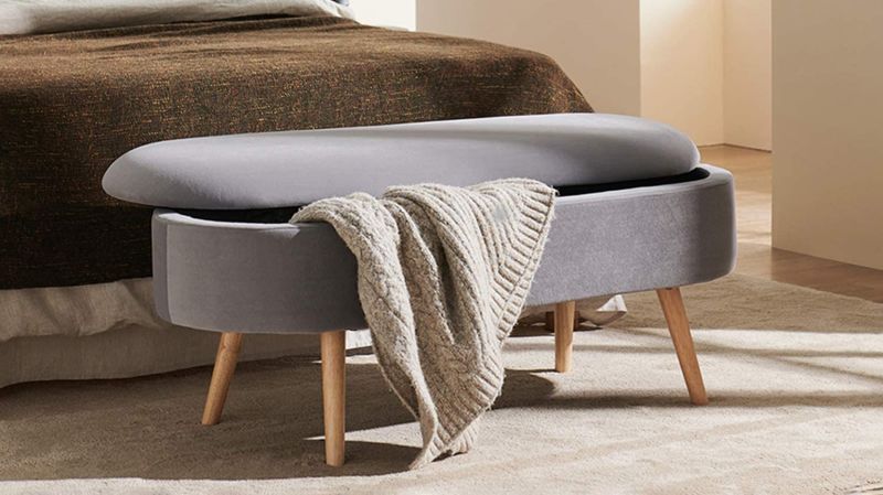 Oval storage deals ottoman