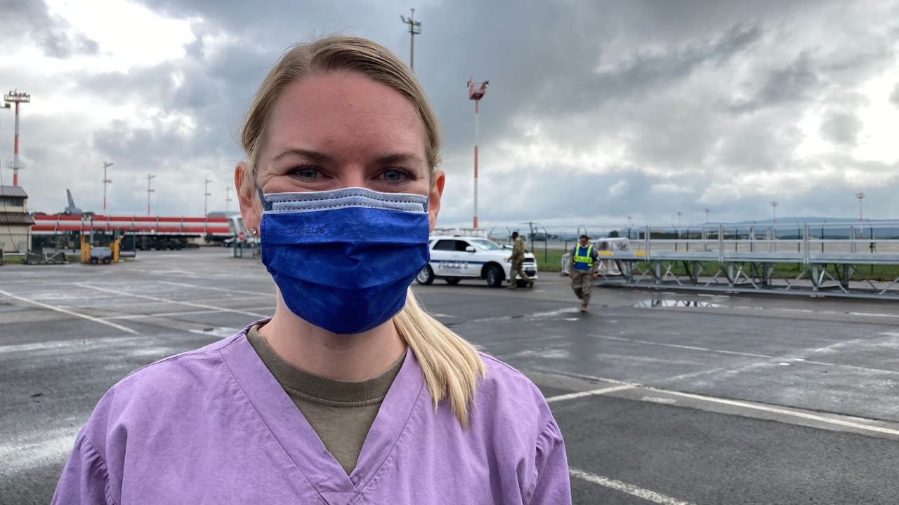 Capt. Erin Brymer told CNN how she helped deliver the baby.