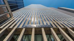News Corporation headquarters building on July 12, 2012 in New York City. The New York Post is a unit of News Corp.
