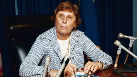 Ella T. Grasso, Governor of Connecticut, in her office in an undated photo.