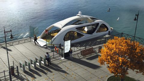 It's not just maritime ships that are going green. Cities around the world are adopting electric ferries. Norwegian startup Zeabuz hopes its self-driving electric ferry (pictured here as a rendering) will help revive urban waterways.