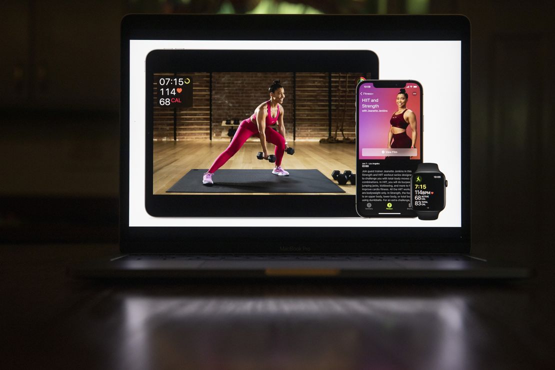A central piece of Tim Cook's strategy has been expanding Apple services such as Fitness+.