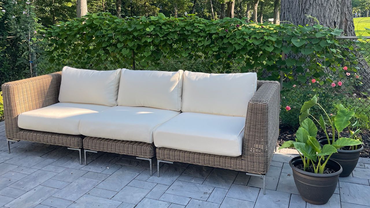 Outer Wicker Outdoor Sofa - 3 Seat