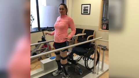 De Lavalette, who lost both legs during the Brussels bombings in 2016, was unable to ride during her rehabilitation period, something she says "was really hard."