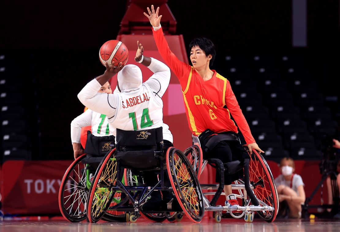 China women's wheelchair basketball 0825