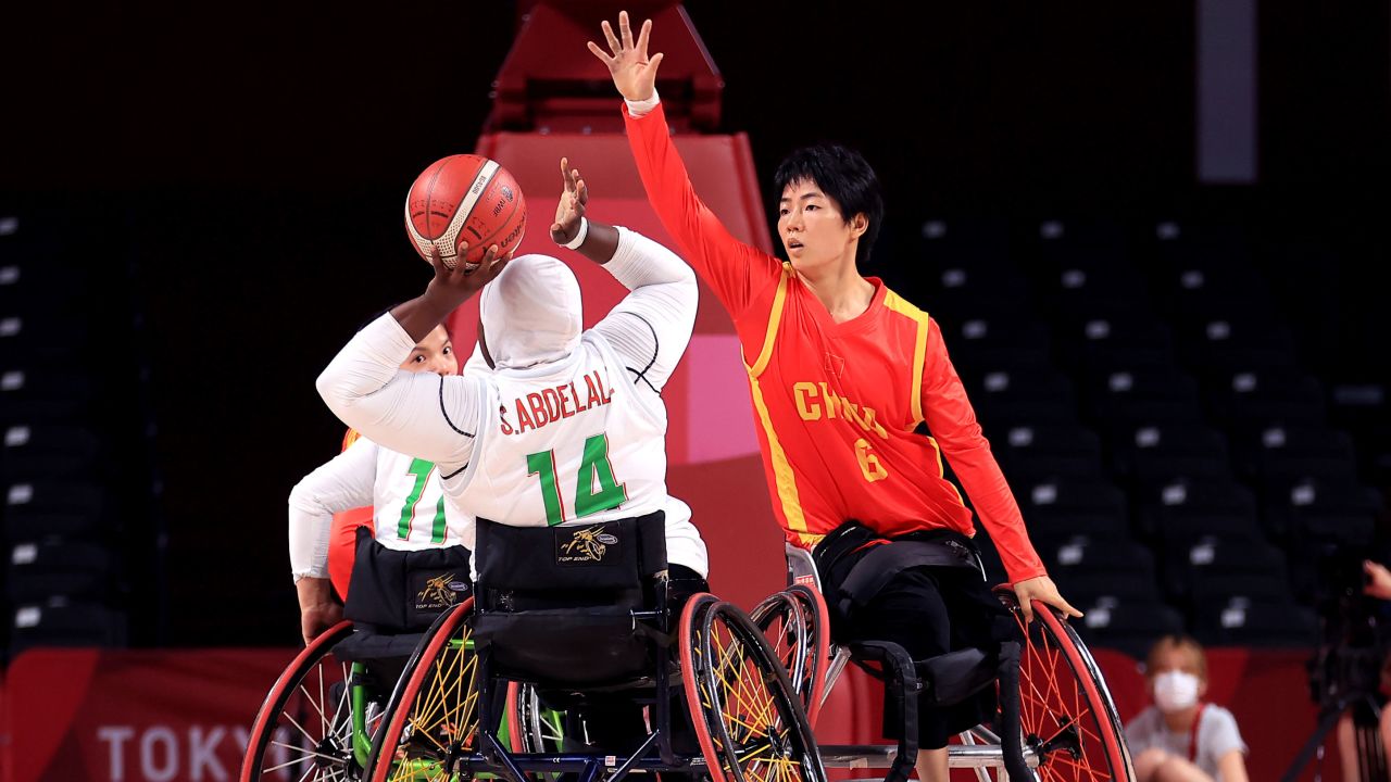 China women's wheelchair basketball 0825