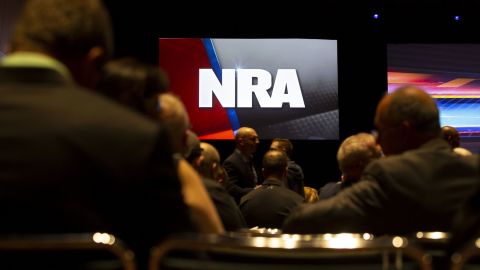 The National Rifle Association's annual meeting in Indianapolis on April 27, 2019.