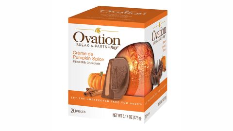 Ovation Chocolate Break-A-Parts- Milk Chocolate with Pumpkin Spice Filling 