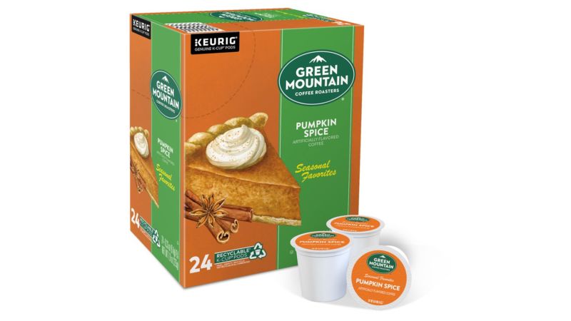 ingredients in green mountain pumpkin spice coffee