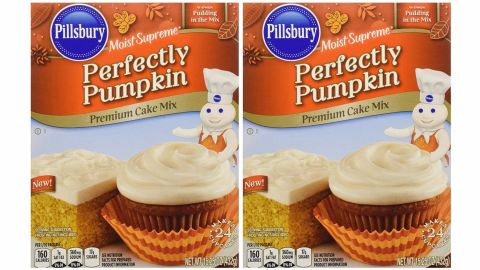 Pillsbury Moist Supreme Perfectly Pumpkin Premium Cake Mix, 2-Pack