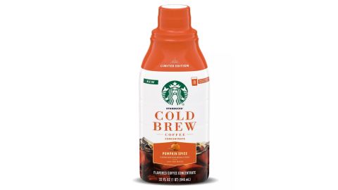 Starbucks Pumpkin Spice Latte Light Roast Cold Brew Coffee Concentrate 