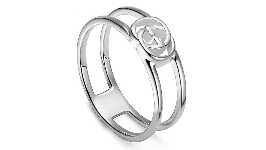 Gucci Interlocking G Silver Ring