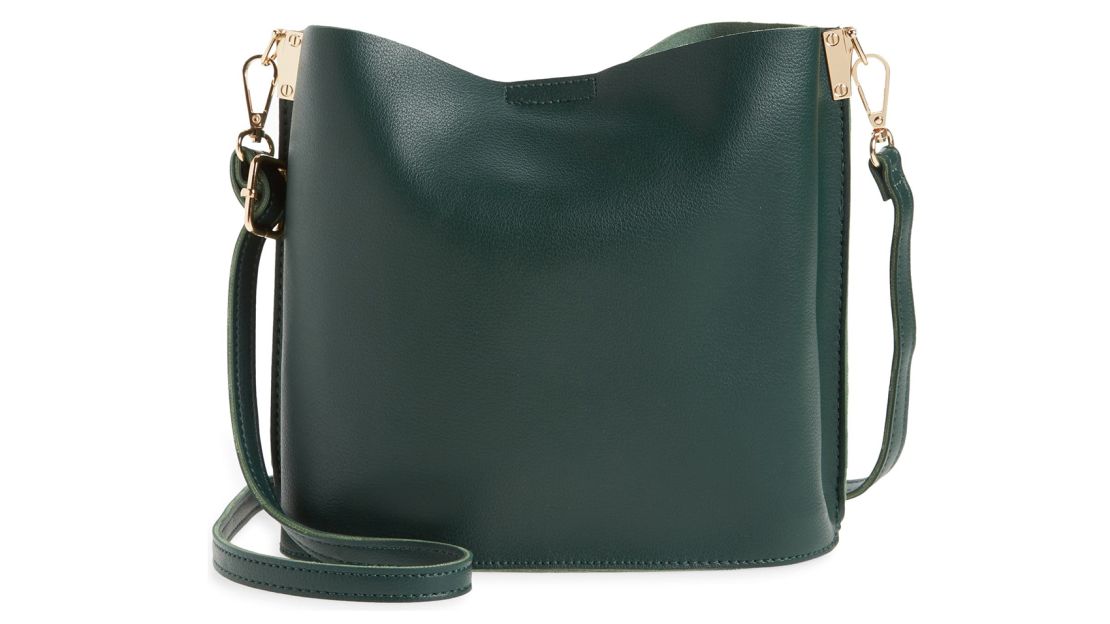 Street Level Faux Leather Crossbody Bag