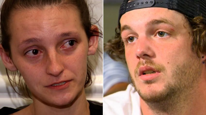 Danielle Hall and Matthew Rigney, parents of twin babies who died in Tennessee flooding