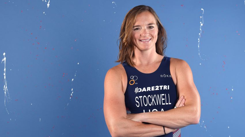 WEST HOLLYWOOD, CALIFORNIA - NOVEMBER 22: Para triathlete Melissa Stockwell poses for a portrait during the Team USA Tokyo 2020 Olympic shoot on November 22, 2019 in West Hollywood, California. (Photo by Harry How/Getty Images)