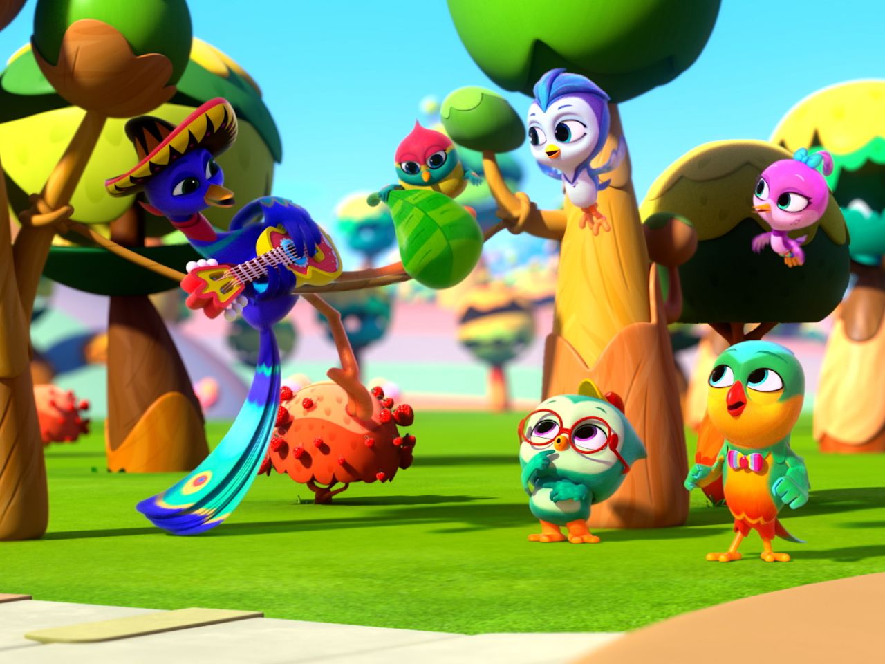 <strong>"Do, Re & Mi":</strong> Created by Michael Scharf and Jackie Tohn, this animated musical adventure follows three birds who live in a world filled with music. You'll recognize some famous voices including Kristen Bell. The series begins streaming on September 17. <strong>(Hulu)</strong><br />