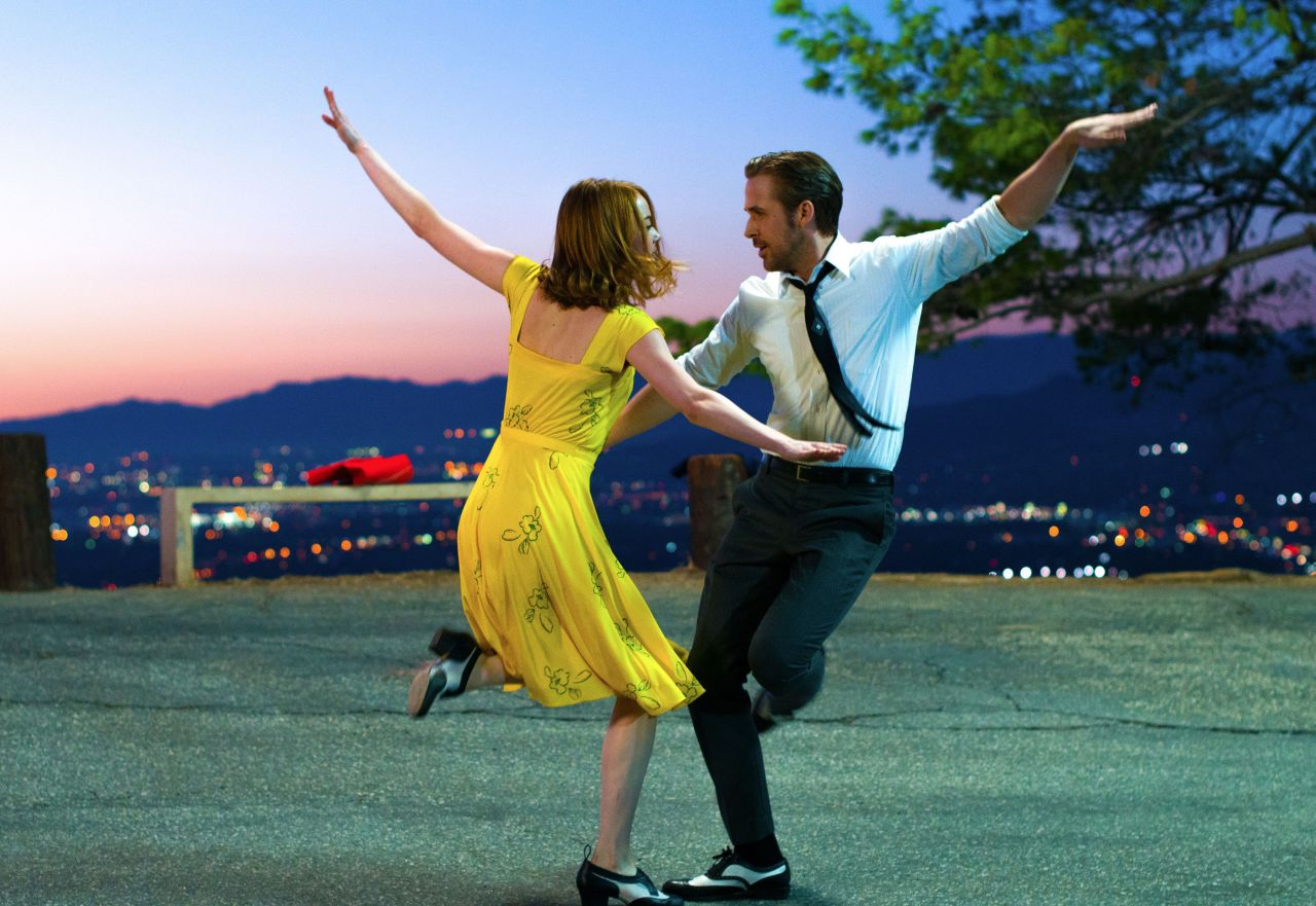<strong>"La La Land"</strong>: Emma Stone and Ryan Goslingstar in this musical about an aspiring actress and jazz pianist who cross paths while pursuing their dreams.<strong> (Hulu) </strong>