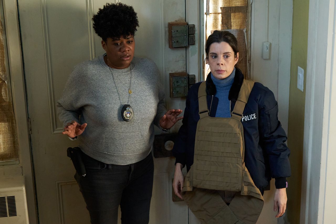 <strong>"Pretty Hard Cases":</strong> A pair of detectives (Meredith MacNeill, Adrienne C. Moore) grapple with crime by day and their personal issues after hours in this Canadian series premiering Sept. 10. (<strong>IMDB TV.)</strong>