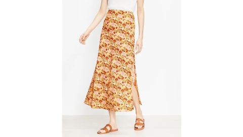 Garden Pull On Midi Skirt