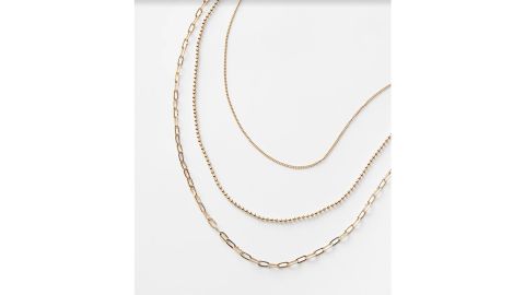 Layered Delicate Chain Necklace