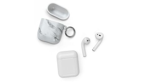 Classic White Marble AirPods Pro Case