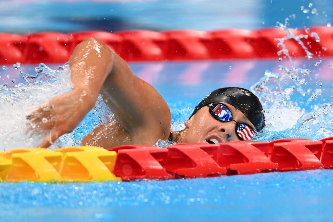 Anastasia Pagonis won gold during the women's 400m freestyle swimming final at the 2020 Paralympic Games.
