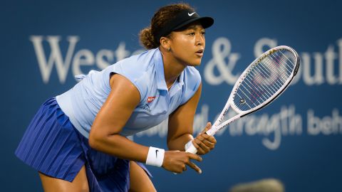 After being knocked out of the Western & Southern Open by Jil Teichmann, Osaka reflected that making the choice to go out and play "itself is an accomplishment."