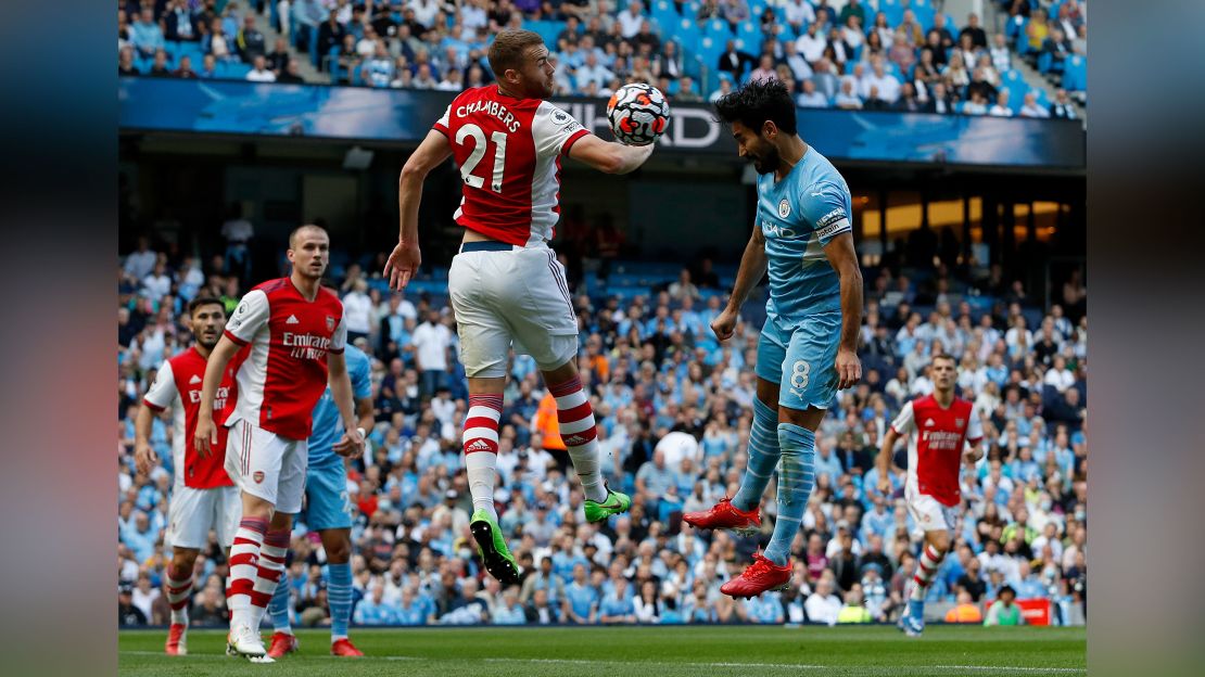 City midfielder Ilkay Gundogan scored a header to put his side ahead in the seventh minute.